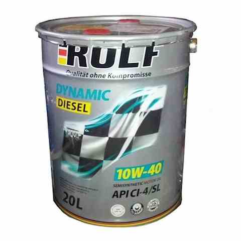 Масло ROLF Dynamic Diesel 10W-40 API CI-4/SL (20л)