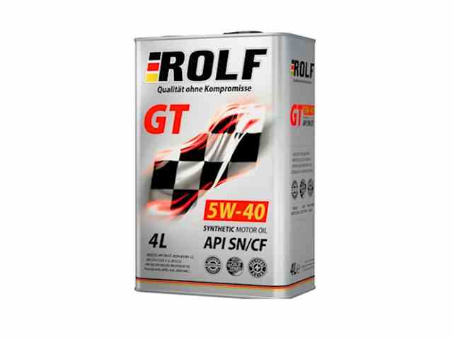 Масло ROLF GT 5W40 API SN/CF (4л)