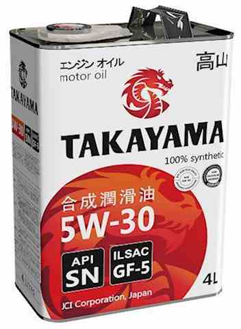 Масло TAKAYAMA 5W30 API SN, ILSAC GF-5 (4л)