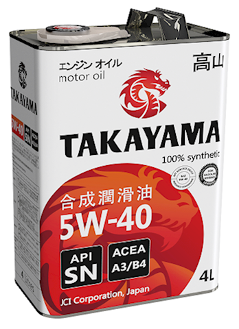 Масло TAKAYAMA 5W40 API SN/CF (4л)