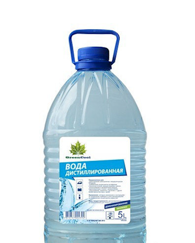 Вода дистиллированная GreenCool (5л), РБ